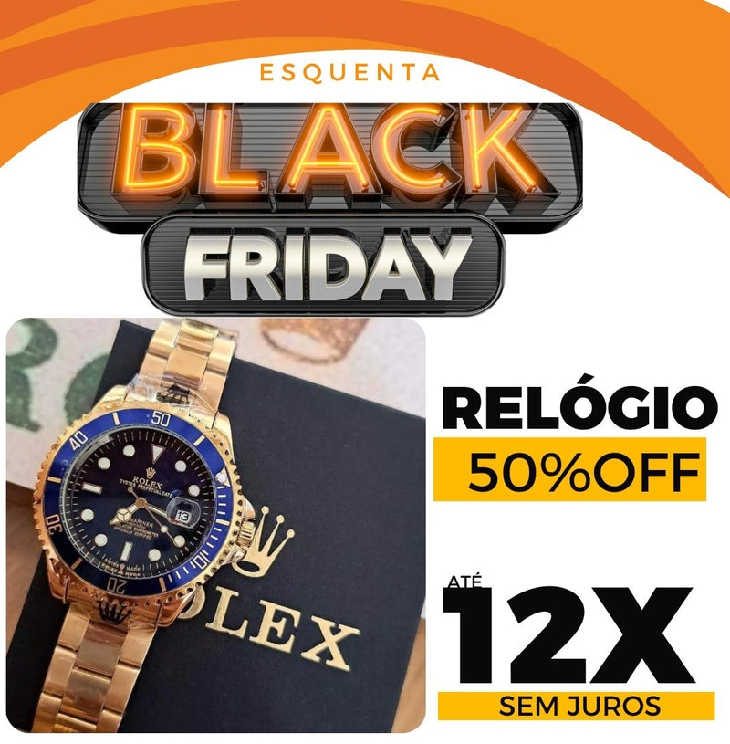 ROLEX DE LUXO PROMOÇÃO (BLACK FRIDAY)