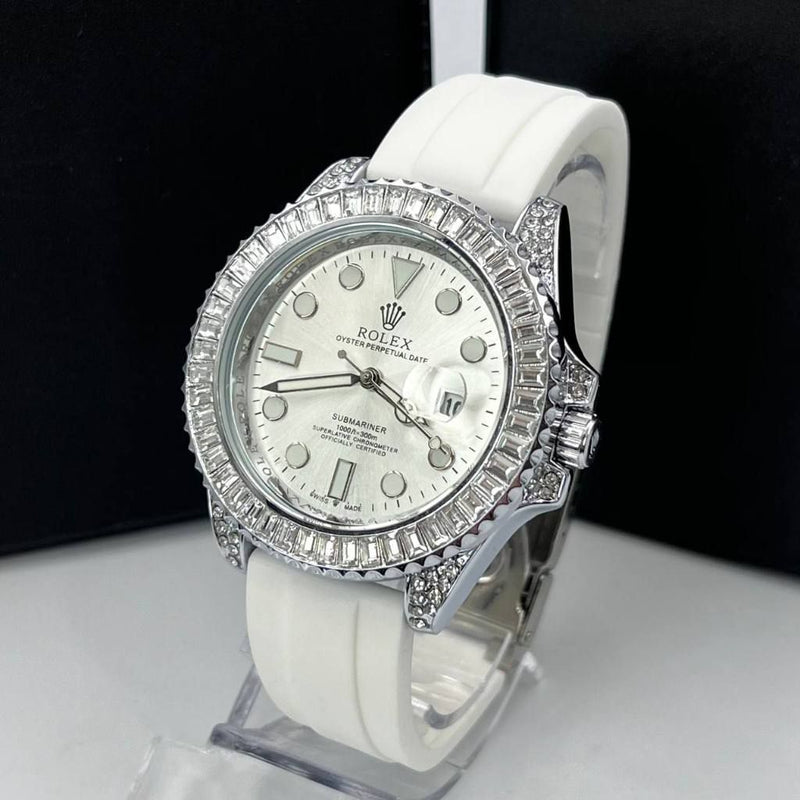ROLEX DE LUXO PULSEIRA DE PLASTICO
