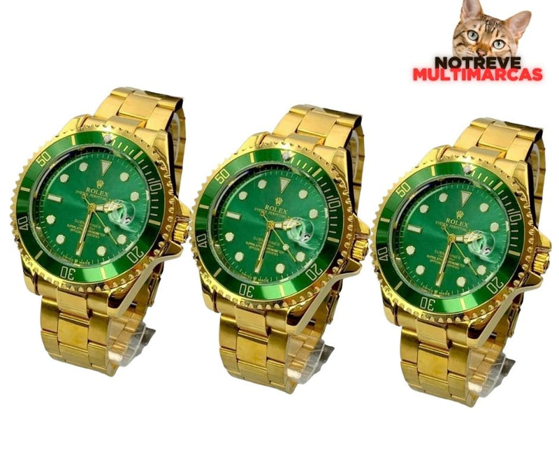 3 RELOGIOS ROLEX SUBSUBMARINER (PROMOÇÂO VALIDO APARTIR DE 3 PEÇAS) CADA RELOGIO ACOMPANHA 1 CAIXA