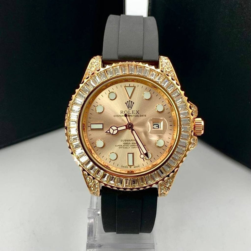 ROLEX DE LUXO PULSEIRA DE PLASTICO