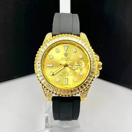 ROLEX DE LUXO PULSEIRA DE PLASTICO