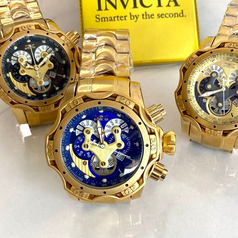3 RELOGIOS INVICTAS (PROMOÇÂO VALIDO APARTIR DE 3 PEÇAS) CADA RELOGIO ACOMPANHA 1 CAIXA SIMPLES